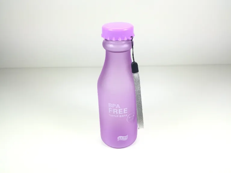 Wasserflasche BPA-frei 550ml Wasser-Trinkflasche Sport Tritan lila