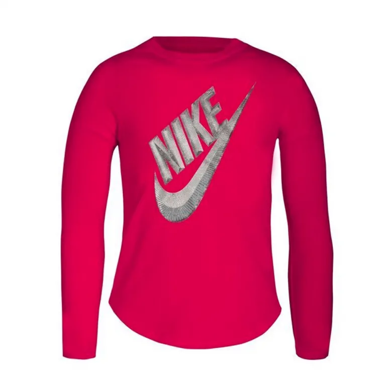 Nike Langarm T-Shirt fr Kinder C489S-A4Y Rosa
