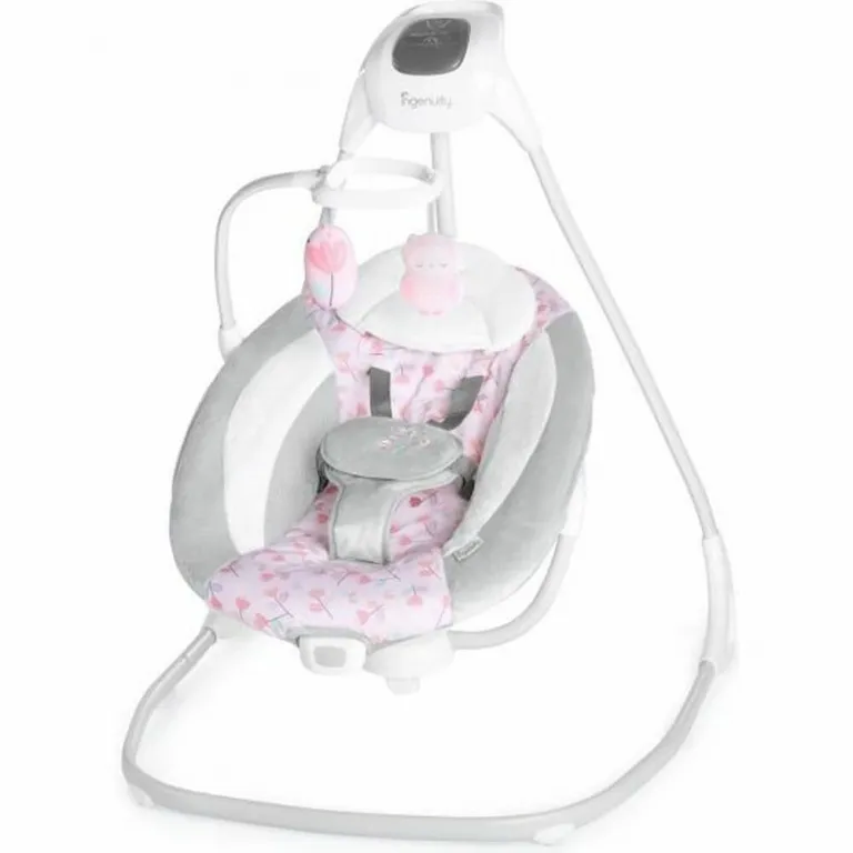 Ingenuity Babywippe Baby Schaukelwippe Baby-Liegestuhl Cassidy Rosa