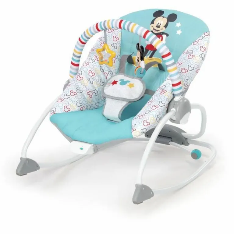 Bright starts Mickey mouse Babywippe Baby Schaukelwippe Baby-Liegestuhl Bright Starts Mickey Mouse