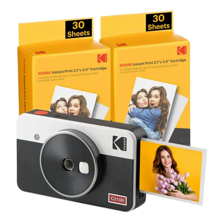 Kodak Instant Photo Appliances MINI SHOT 2 RETRO C210RW Wei