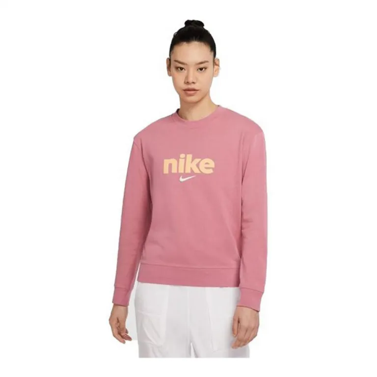 Nike Damen Kurzarm-T-Shirt Crew Rosa