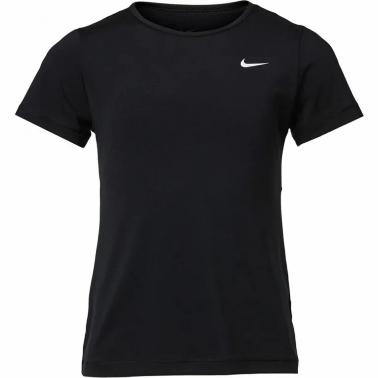 Kurzarm-T-Shirt fr Kinder Nike Pro Schwarz 92 % Polyester 8 % Spandex