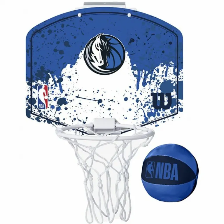 Basketballkorb Wilson Dallas Mavericks Mini Blau