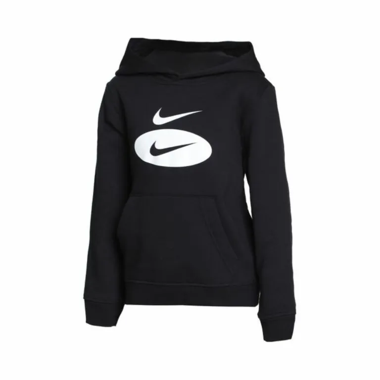 Nike Jungen Sweater mit Kapuze CORE HBR PO HOODIE DM8097 010 Schwarz