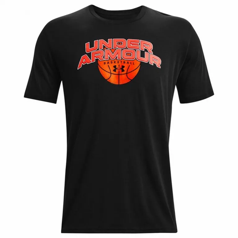 Under armour Kurzrmliges Sport T-Shirt Under Armour Basketball Branded Wordmark Schwarz