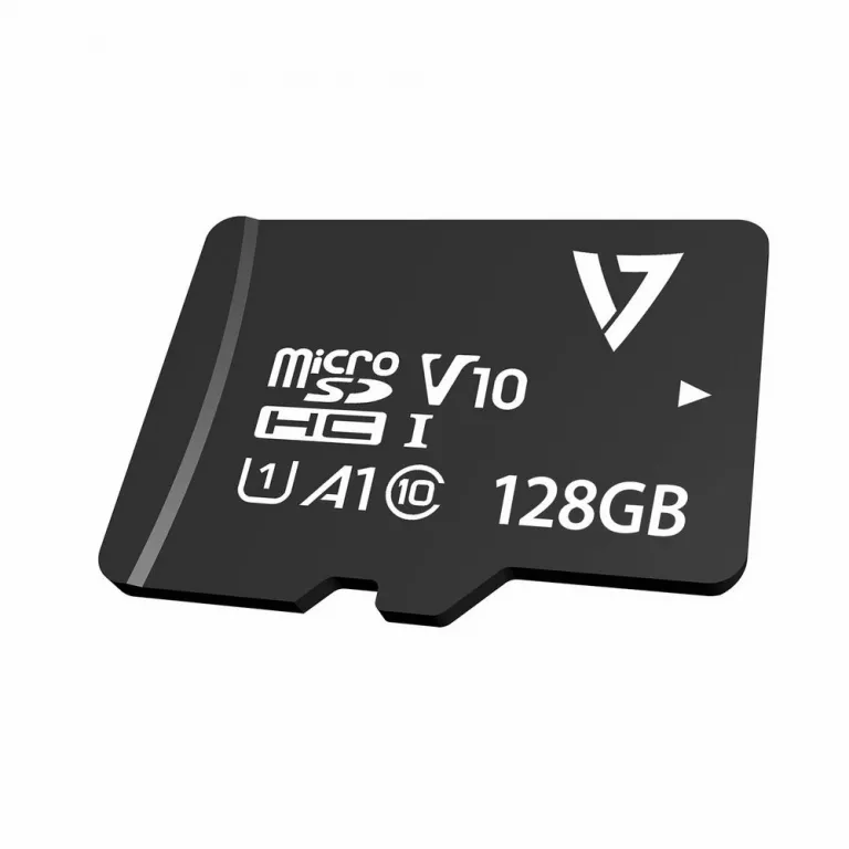 V7 Mikro SD Speicherkarte mit Adapter VPMD128GU3 128 GB