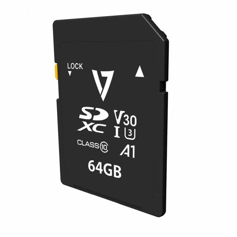 V7 Mikro SD Speicherkarte mit Adapter VPSD64GV30U3 64 GB