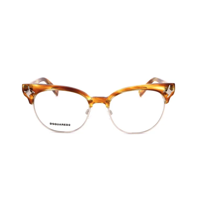 Dsquared2 Brillenfassung DQ5207-047 Braun Brille ohne Sehstrke Brillengestell