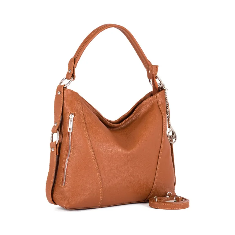Damen Handtasche Mia Tomazzi WB113036-COGNAC Braun 33 x 27 x 8,5 cm