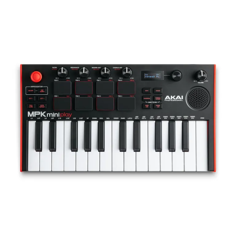 Akai Keyboard Musik Kontroller MPK Mini Play Mk3 MIDIMusiker DJ