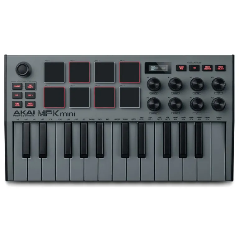 Akai Keyboard Musik Kontroller MPK Mini MK3 Grey MIDIMusiker DJ