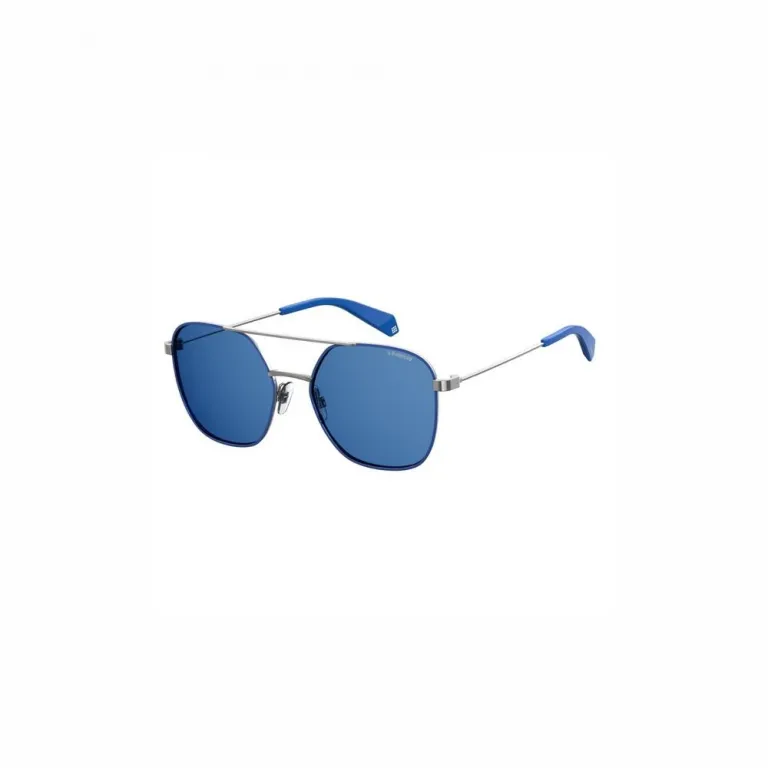 Polaroid Sonnenbrille Unisex Herren Damen 6058-S-PJP-56 Blau ( 56 mm) UV400