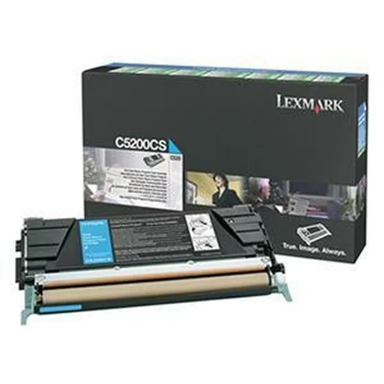Lexmark Laserdrucker Toner C5200CS Trkis
