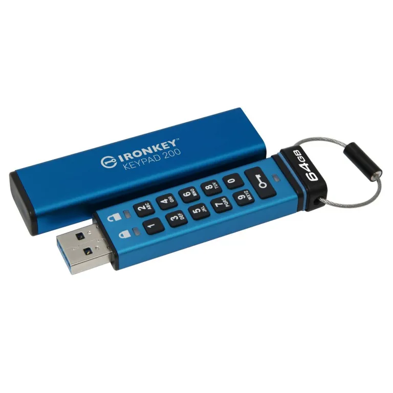 Ngs Kingston Flash Speicher IKKP200 Blau 64 GB USB-Stick