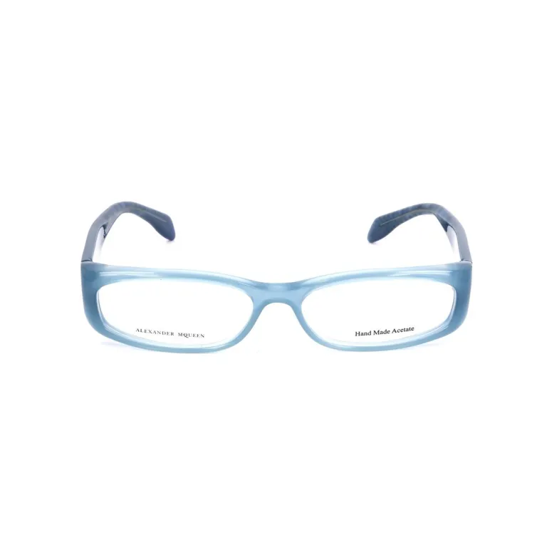 Alexander mcqueen Brillenfassung Alexander McQueen AMQ-4150-IQY Blau Brille ohne Sehstrke Brillengestell