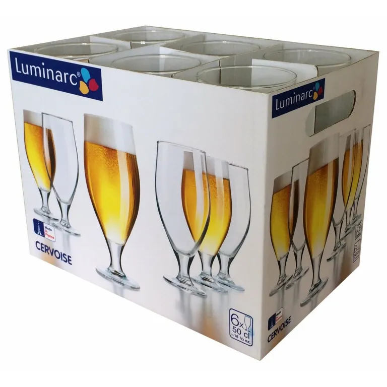 Luminarc Bierglas Spirit Bar Durchsichtig Glas 500 ml Pack 6x