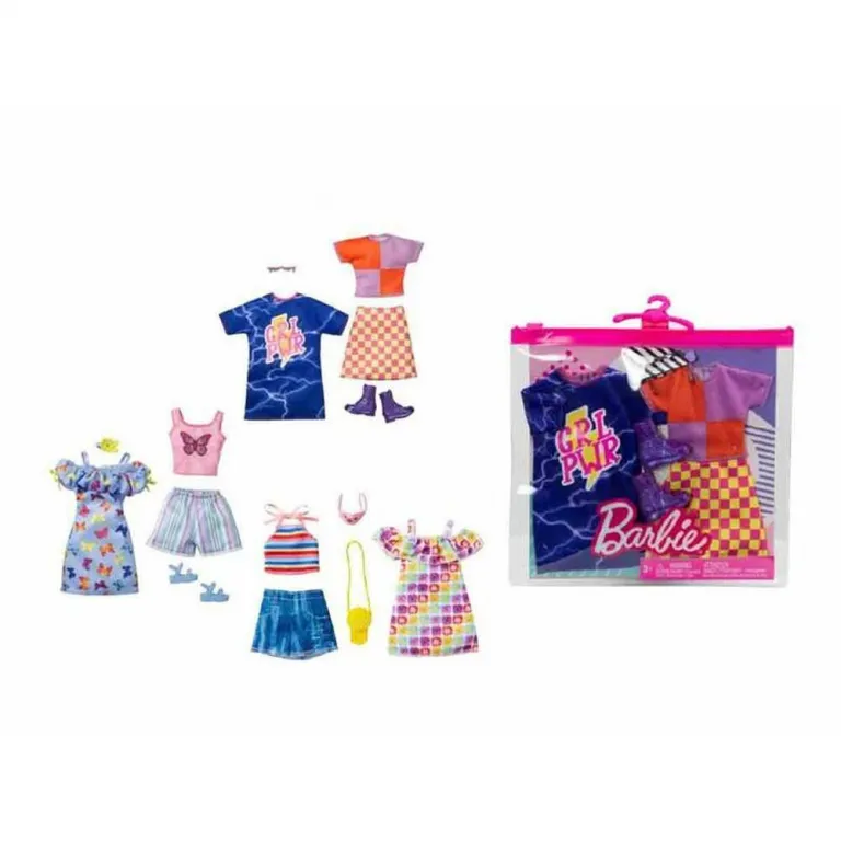 Mattel Barbie Kleidung fr Puppen Pack