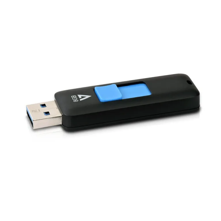 V7 Pendrive Flash Drive USB 3.0 8 GB Blau / Schwarz