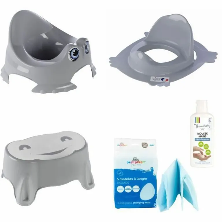 Thermobaby Tpfchen Kindertoilette Toilettentrainer ThermoBaby Grau