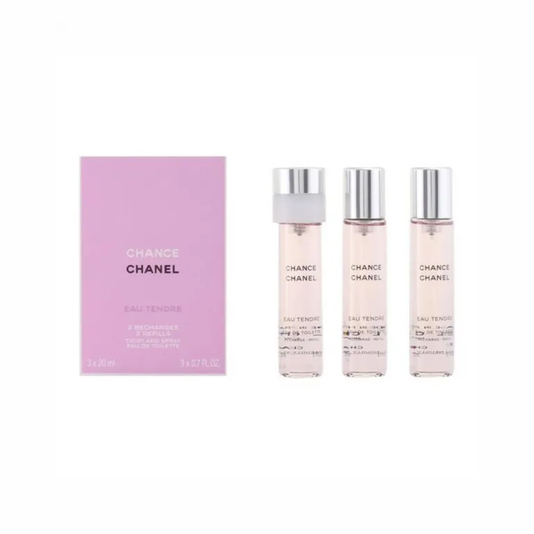 Chanel Damenparfum Chance Eau Tendre Eau de Toilette 3 teilig Damenparfm