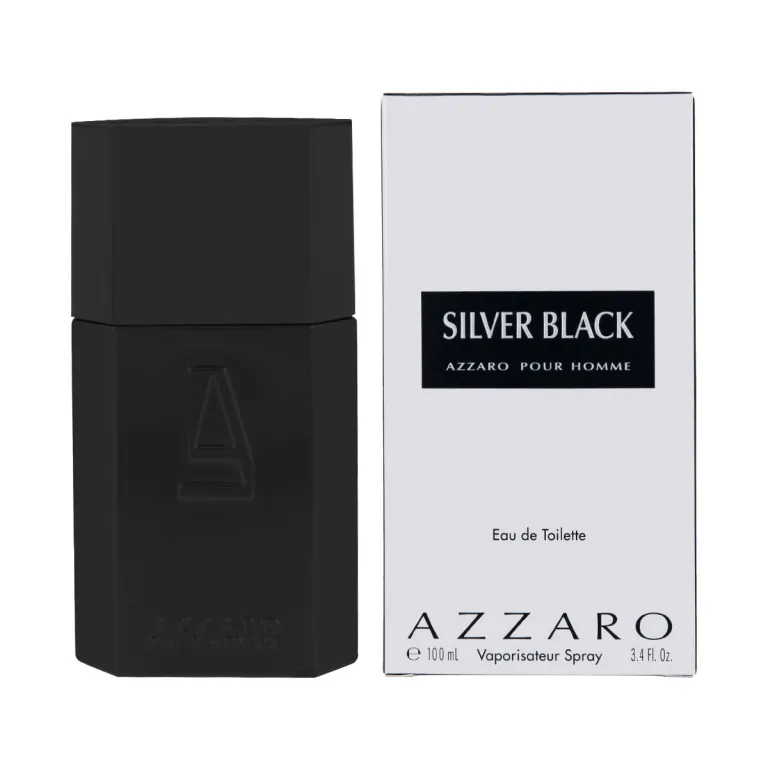 Azzaro Eau de Toilette Silver Black 100 ml Herrenparfm