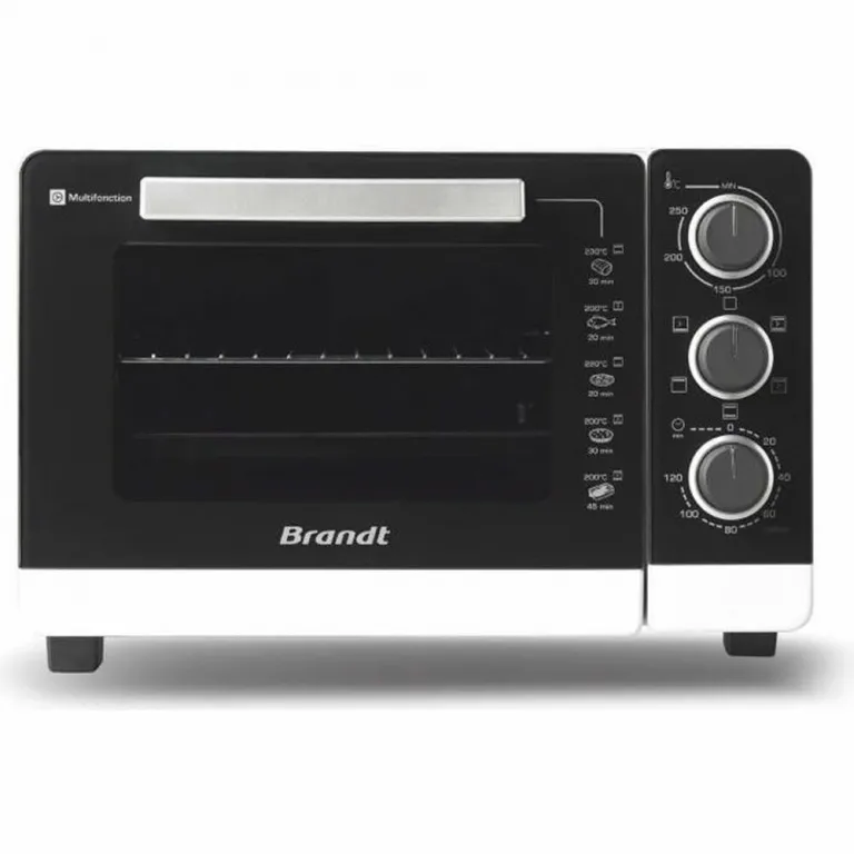 Brandt Backofen Elekto-Ofen Mini FC265MWST 1500W 26 L Minibackofen Toaster Tisch Backofen