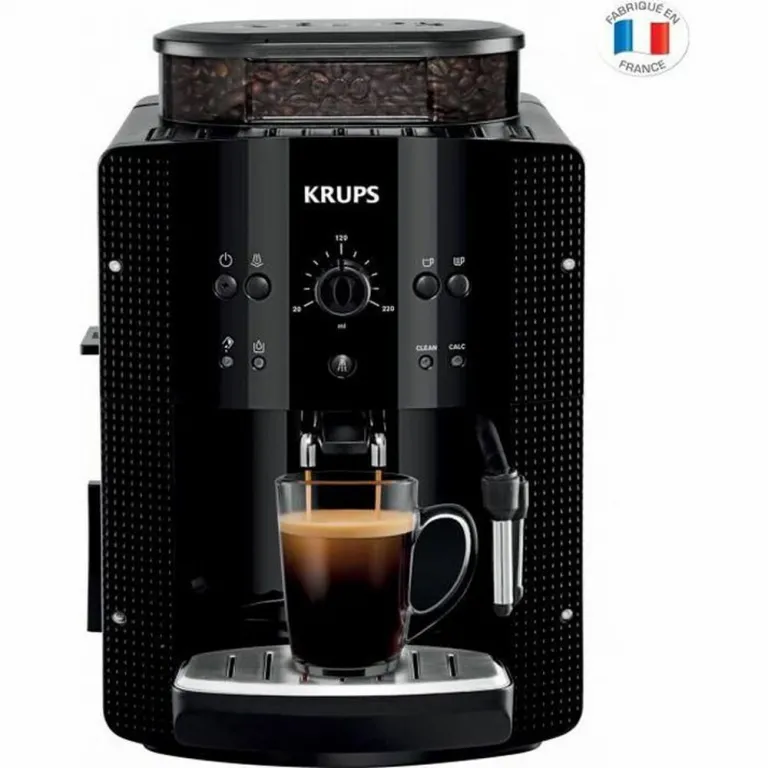 Krups Kaffeevollautomat Elektrische Kaffeemaschine YY8125FD Schwarz 1450 W