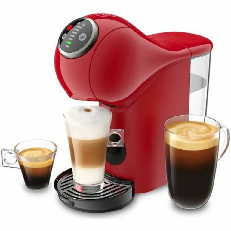 Krups Elektrische Kaffeemaschine Gnio S Plus 1500 W Rot Kapselmaschine