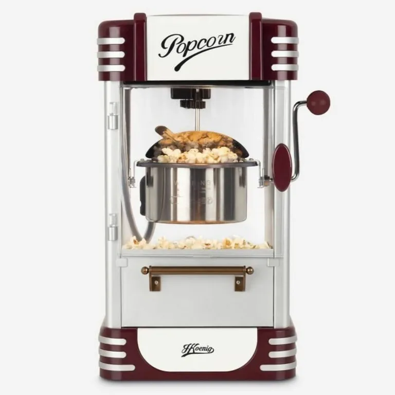 Hkoenig Popcornmaschine Granatrot
