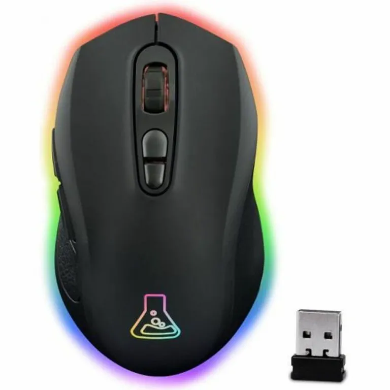The g-lab Mouse The G-Lab Kult Neon USB Schwarz Gaming 2400 dpi