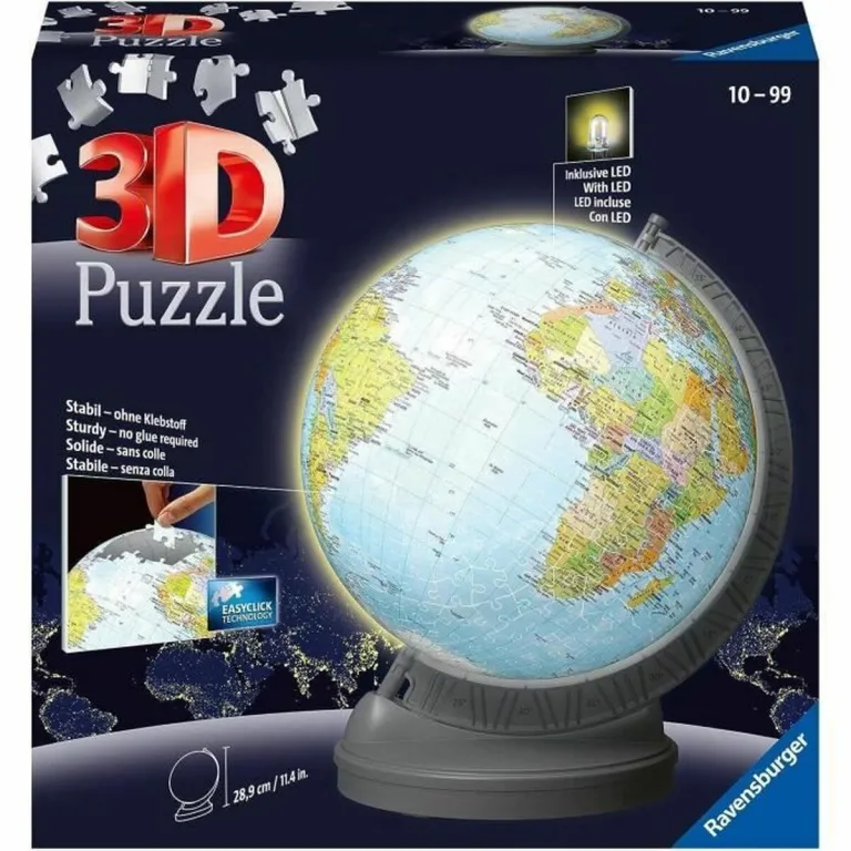 Ravensburger 3D Puzzle 11549 Terraqueo-Globus Licht