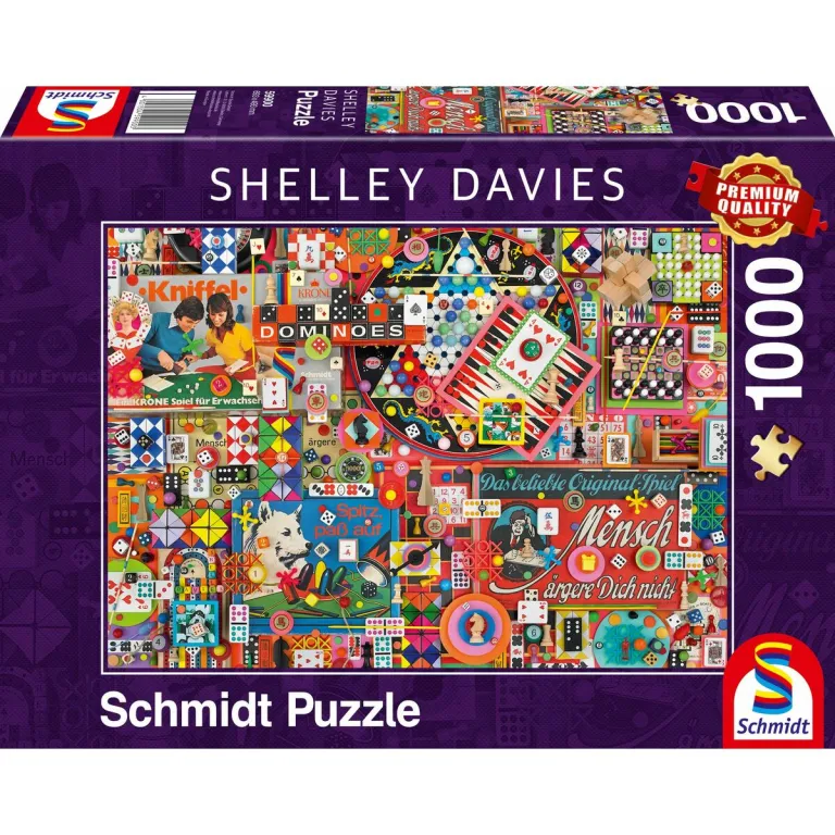 Schmidt spiele Puzzle Schmidt Spiele Vintage Board Games 1000 Stcke