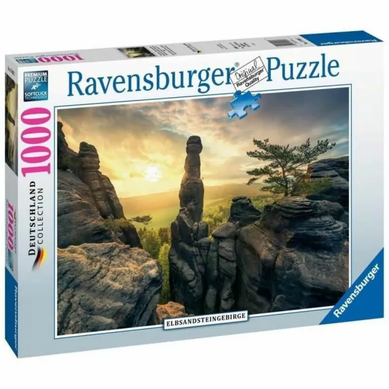 Ravensburger Puzzle 17093 Monolith Elbe Sandstone Mountains 1000 Teile