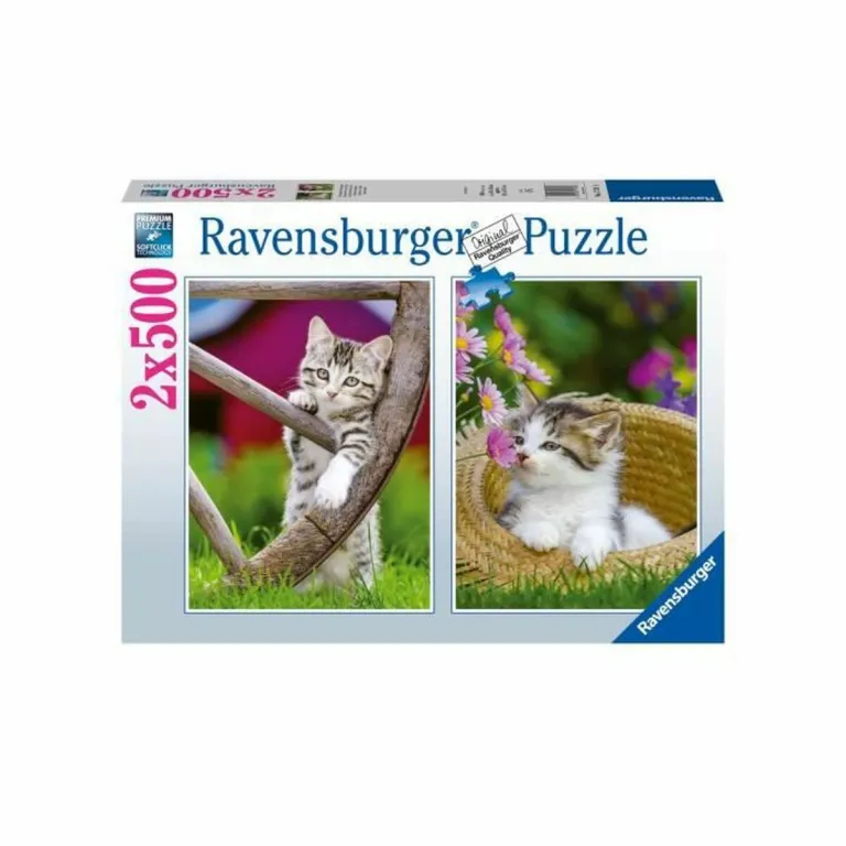 Ravensburger Puzzle Kittens 2 x 500 Stcke