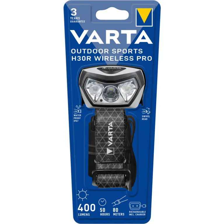 Varta Taschenlampe SPORTS H30R PRO Camping Outdoor