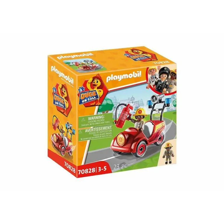 Playmobil Playset Duck on Call 70828 Auto Feuerwehrmann Mini 23 teilig
