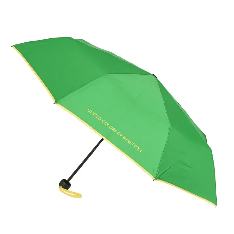 Benetton Faltbarer Regenschirm grn  94 cm