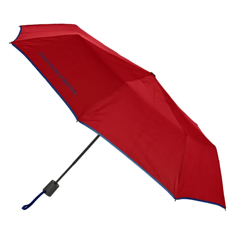 Benetton Faltbarer Regenschirm Rot  93 cm