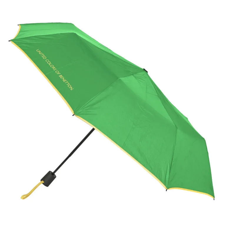Benetton Faltbarer Regenschirm grn  93 cm