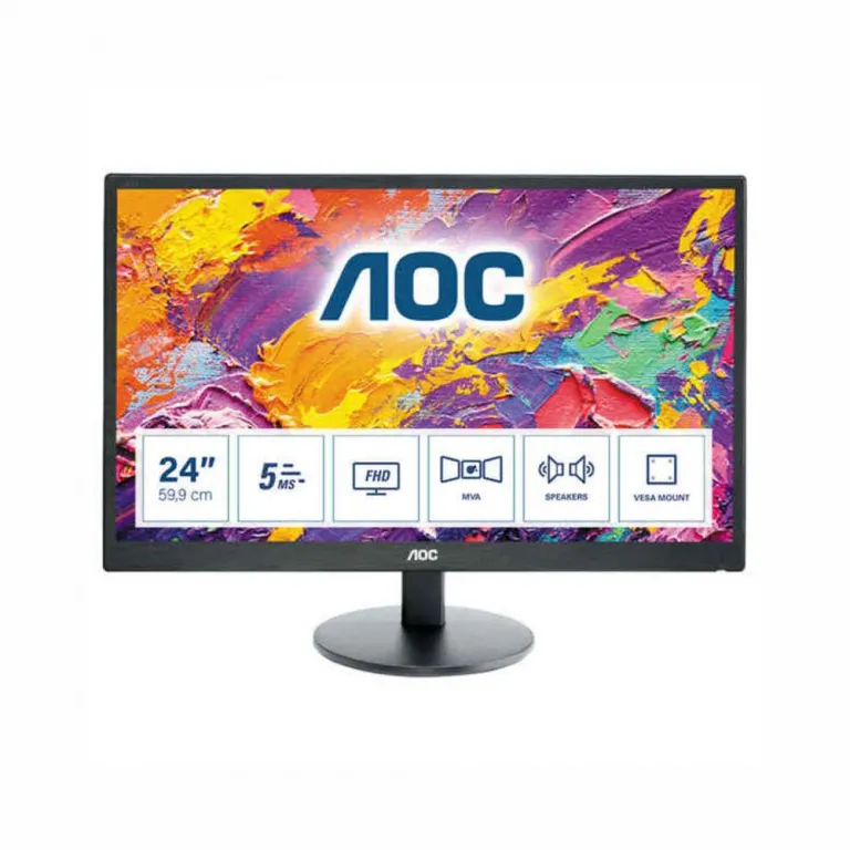 Aoc PC-Bildschirm Computer-Monitor AOC M2470SWH 23,6 FHD LED
