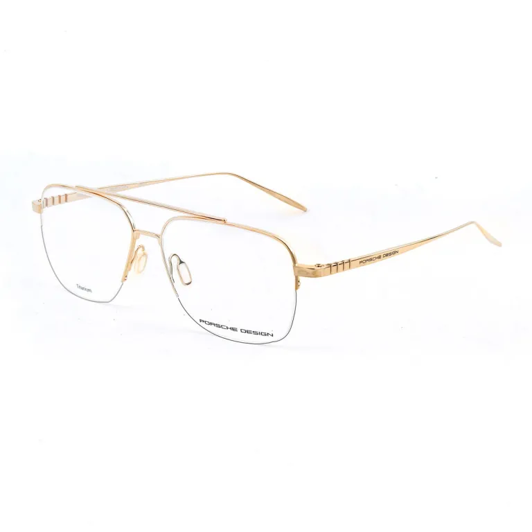 Porsche Brillenfassung Design P8359-B-56  56 mm Gold Brillengestell Brille