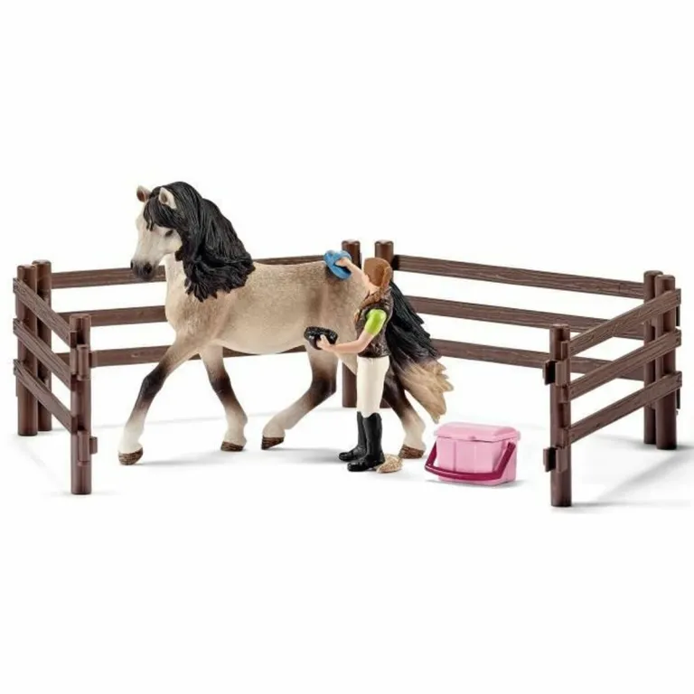 Schleich Playset Andalusian horses care kit Kunststoff