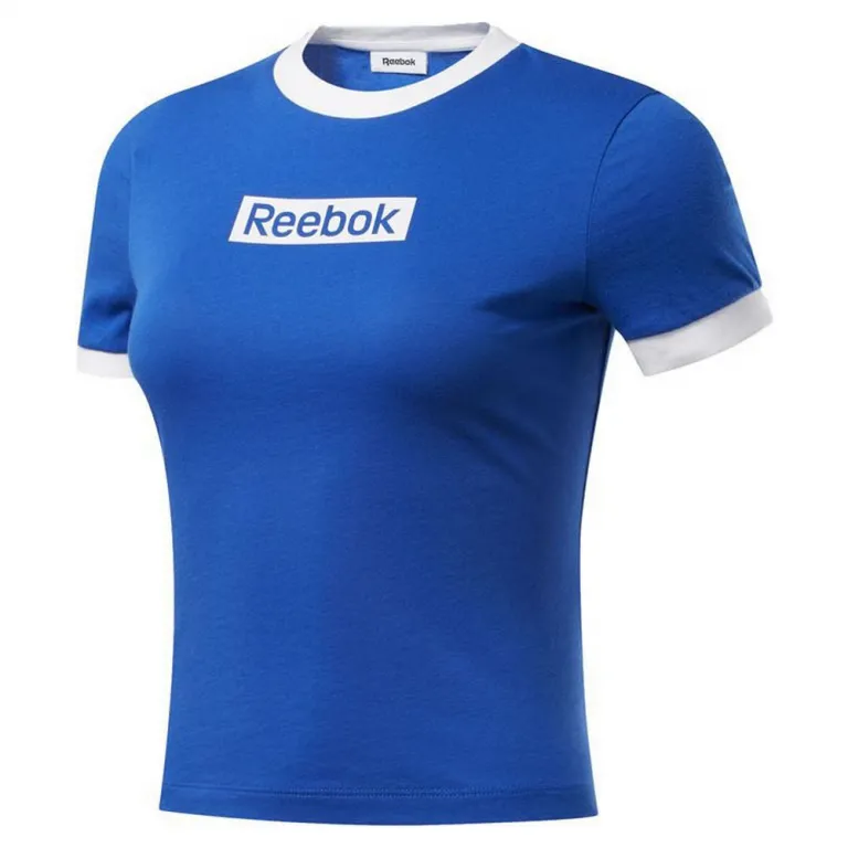 Reebok T-Shirt Essentials Linear Logo Blau