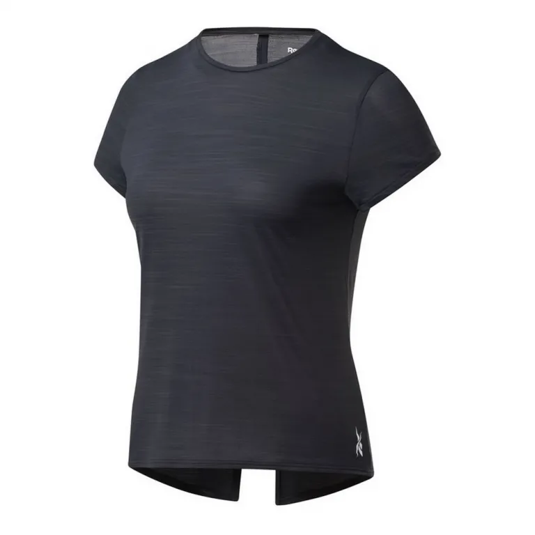 Reebok Damen Kurzarm-T-Shirt Workout Ready Activchill Schwarz