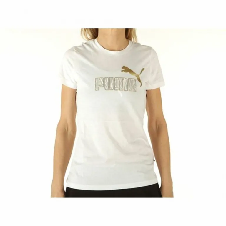 Puma Damen Kurzarm-T-Shirt Graphic Tee Wei