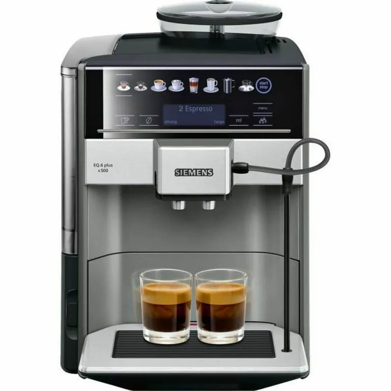 Siemens ag Superautomatische Kaffeemaschine Siemens AG TE655203RW Schwarz Grau Silberfarben 1500 W 19 bar 2 Tassen 1,7 L