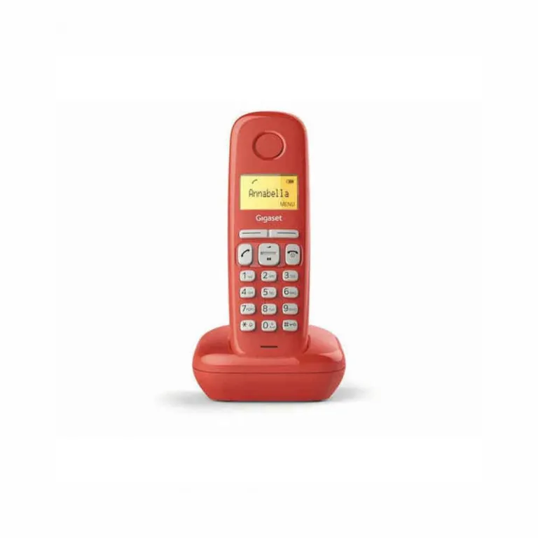Orbegozo Kabelloses Telefon Festnetztelefon A170 Rot 1,5