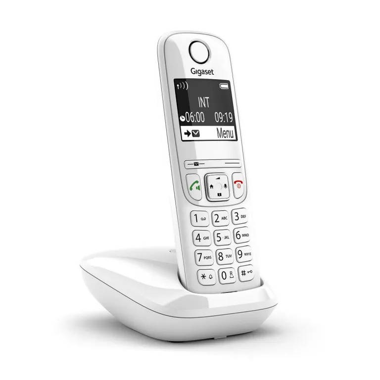 Gigaset Festnetztelefon AS690 Wei Handset mit Ladeschale Festnetz Mobilteil