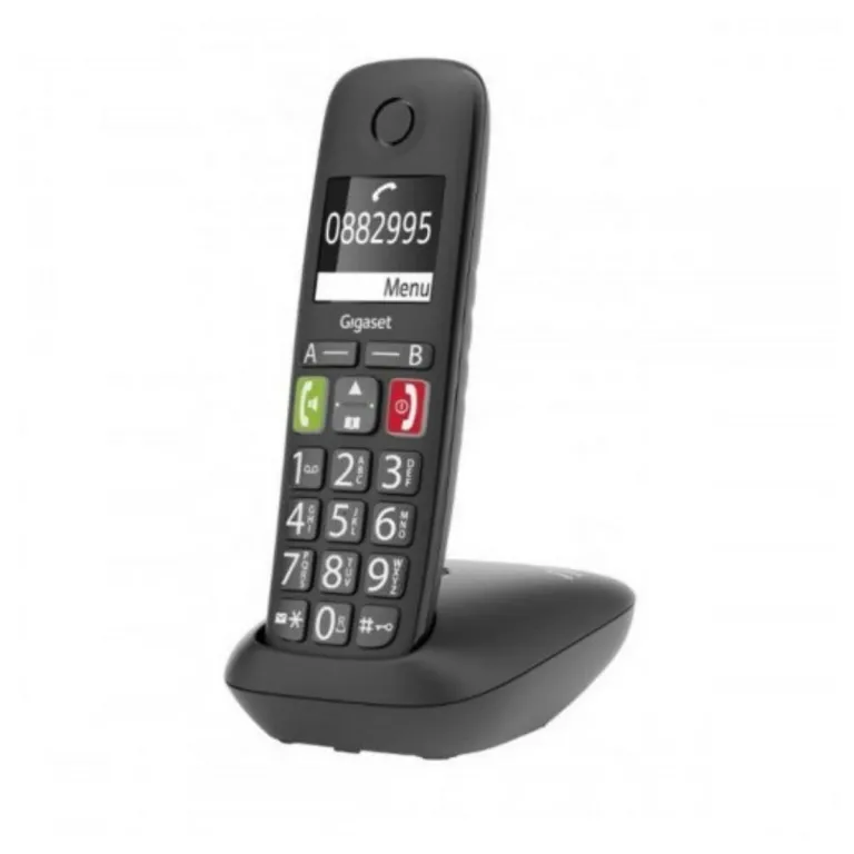 Festnetztelefon schnurloses Telefon groe Tasten Gigaset E290 Schwarz